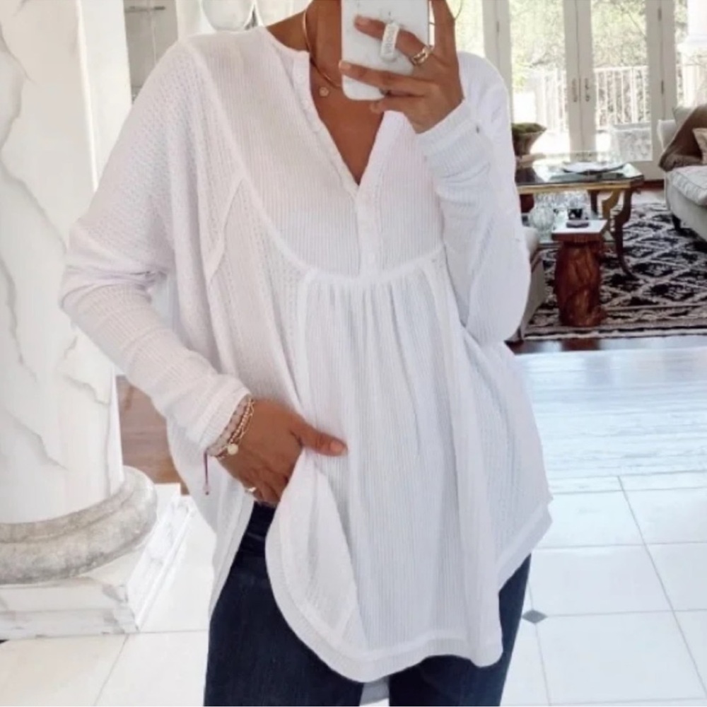 Free People Leo Henley Tee Size XS